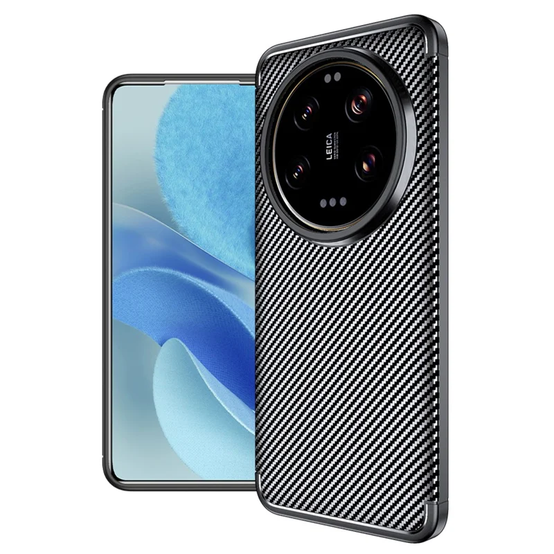 Для Xiaomi 15 Ultra Case Carbon Fiber Texture TPU Phone Cover Heat Dissipation