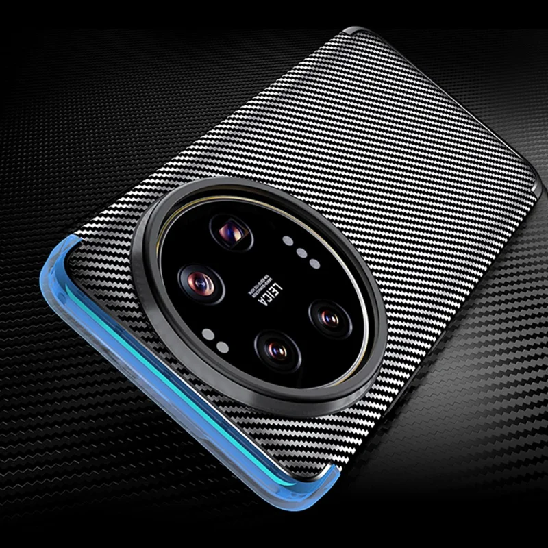 Для Xiaomi 15 Ultra Case Carbon Fiber Texture TPU Phone Cover Heat Dissipation