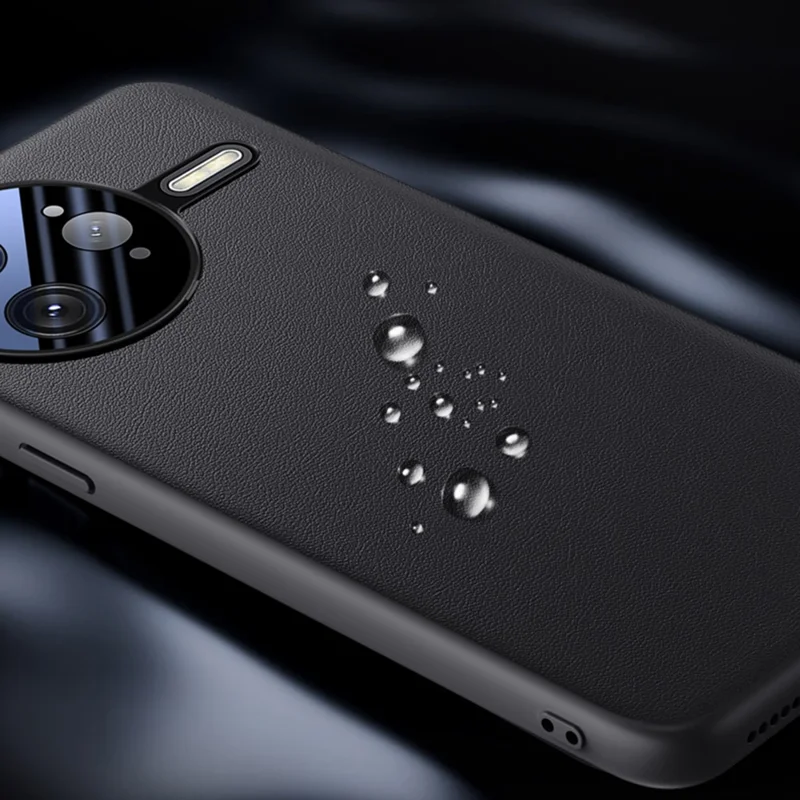 For Xiaomi Poco F7 Ultra 5G / Redmi K80 Pro 5G Case Drop Resistant PU Leather + TPU Phone Cover - Black