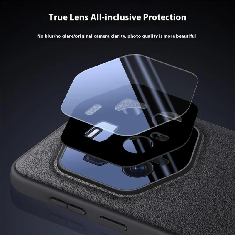 For Honor Magic7 RSR Porsche Design 5G Case Drop Resistant PU Leather + TPU Phone Cover - Nero