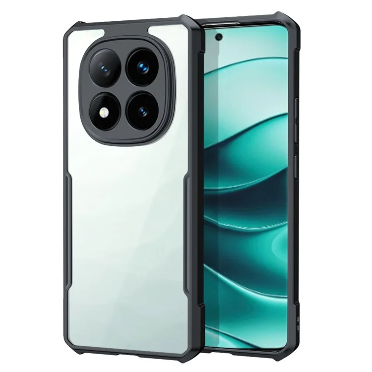 XUNDD чехол для Xiaomi Redmi Note 14 Pro+ 5G, противоударный, с прозрачной акриловой задней крышкой