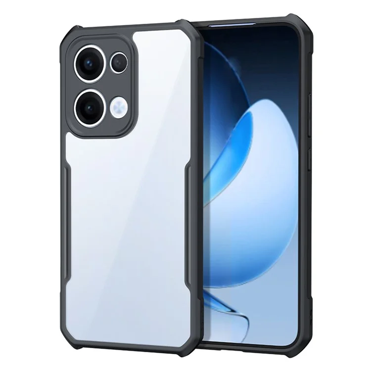 XUNDD Custodia per Oppo Reno13 5G (Globale) Custodia protettiva in TPU + Custodia posteriore in acrilico trasparente