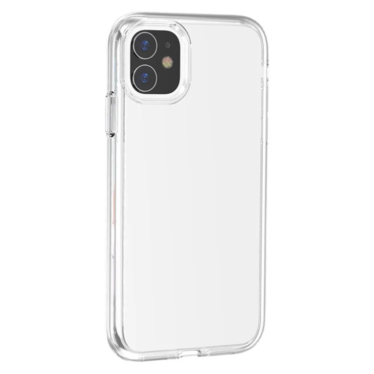 Custodia per iPhone 11 PC + TPU antiurto Custodia per telefono trasparente - Trasparente