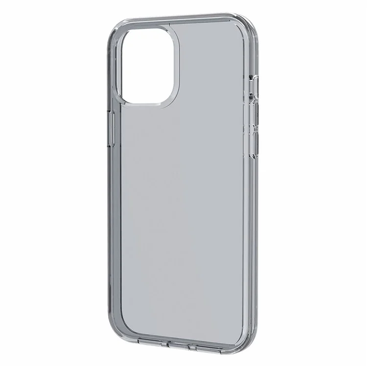 Capa para iPhone 11 Pro Caso PC + TPU à prova de choque Capa de telefone transparente - Preto Transparente