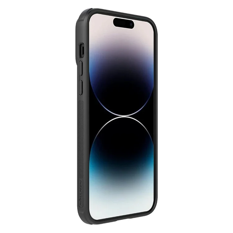 NILLKIN Magnetic Case for iPhone 14 Pro, Honeycomb Texture Sliding Camera Protection PC + TPU Cover Compatible with MagSafe