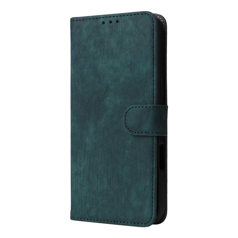 Wallet Phone Case for Realme 14x 5G / V60 Pro 5G / C75 4G RFID Blocking PU Leather Cover Stand View - Green