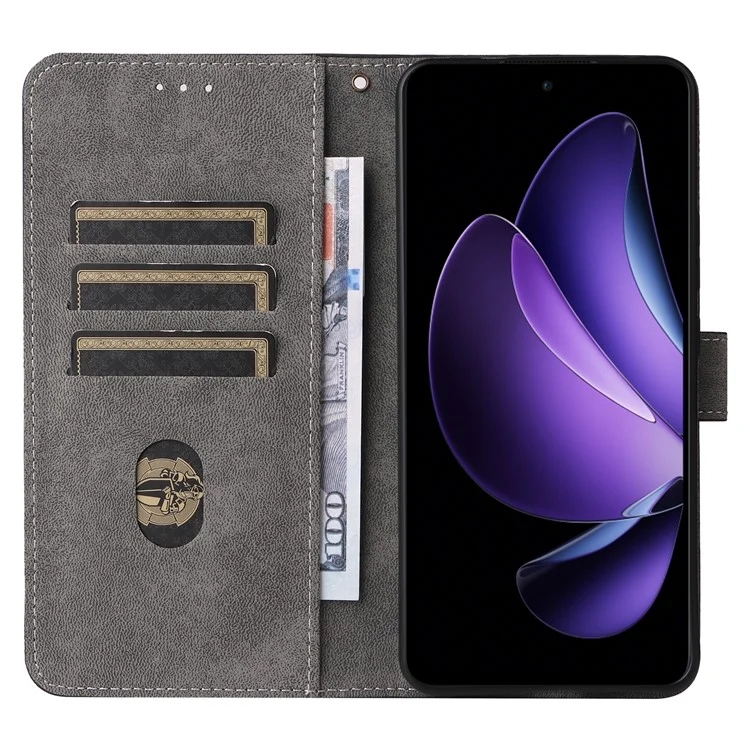 Per Oppo Reno13 F 5G / 4G Portafoglio Custodia RFID Blocking Pelle PU Supporto Vista - Marrone