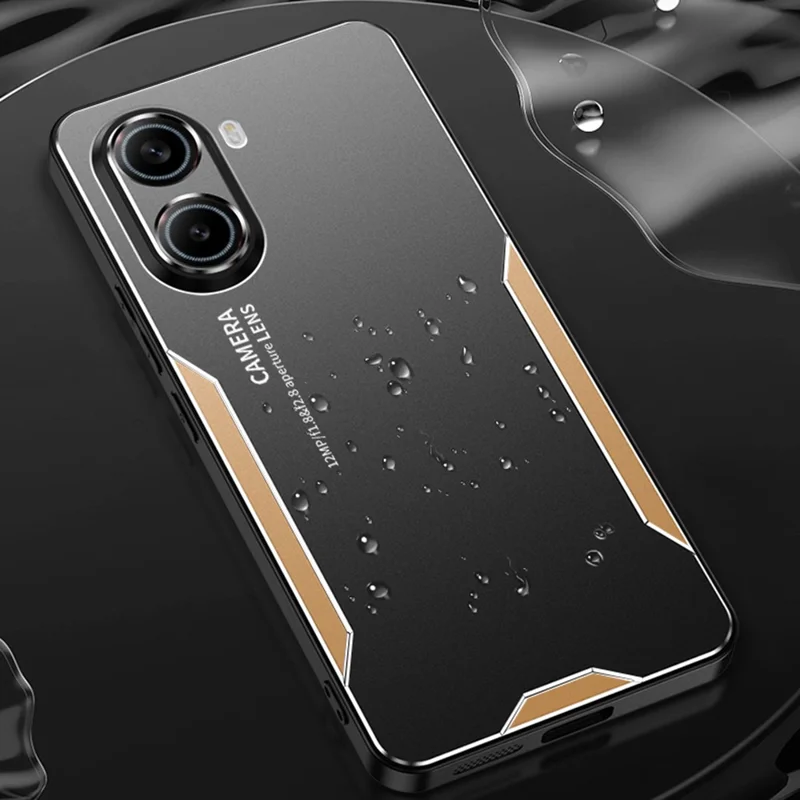 For Xiaomi Redmi Turbo 4 5G Phone Case Aluminium Alloy TPU PC Back Cover - Silver