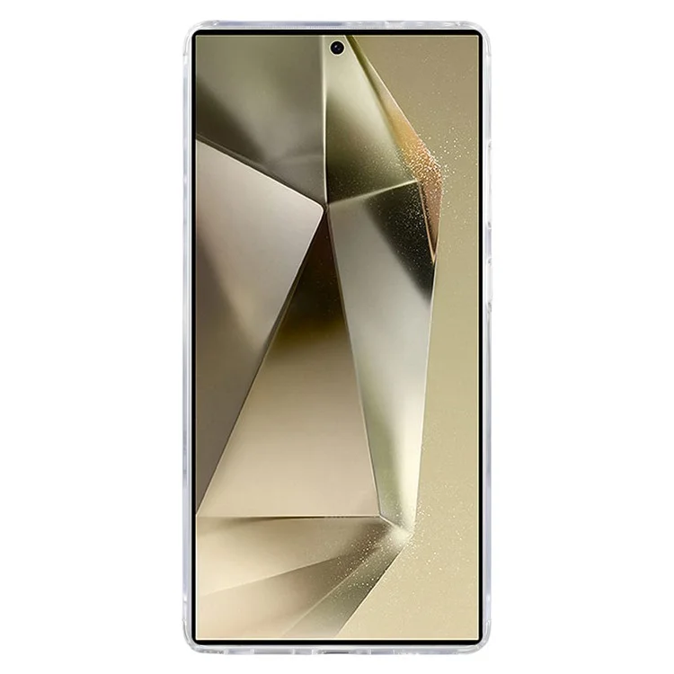 X-LEVEL PITHY STONE II For Samsung Galaxy S25 Ultra Magnetic Case PC+TPU Back Cover with Kickstand - Transparent