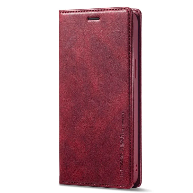 Lc. Copertina Del Telefono Cellulare Imeeke Per Iphone 11 Pro Max 6,5 Pollici, RFID Blocking Magnetic Auto Closing PU Leather Phone Wallet Stand - Rosso