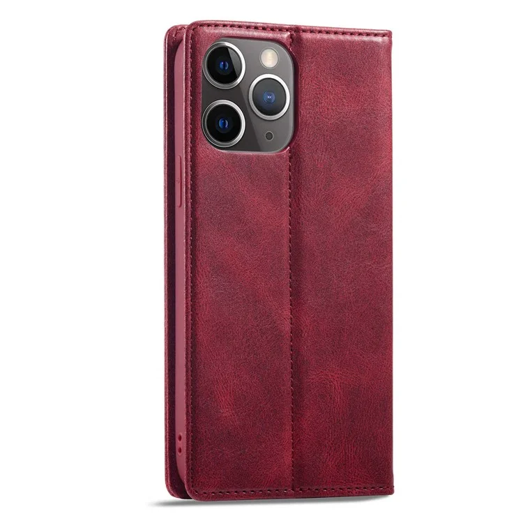Lc. Copertina Del Telefono Cellulare Imeeke Per Iphone 11 Pro Max 6,5 Pollici, RFID Blocking Magnetic Auto Closing PU Leather Phone Wallet Stand - Rosso