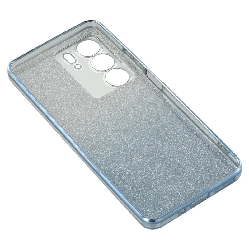 KADEM For Realme C75 4G Case Flower TPU Flexible Gradient Phone Cover - Blue