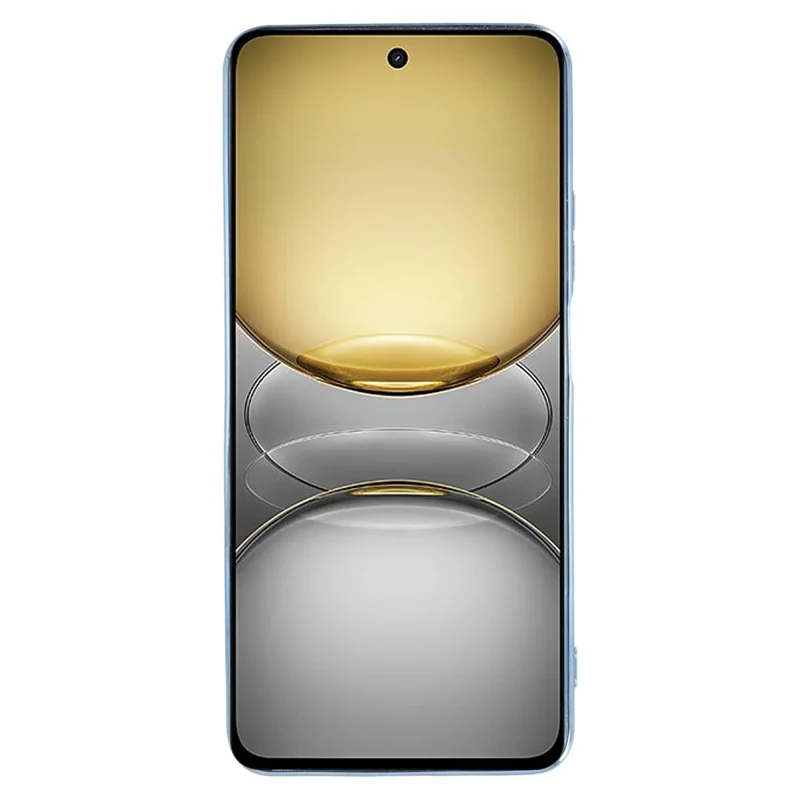 KADEM For Realme C75 4G Case Ring Kickstand TPU Flowers Phone Cover Gradient Glitter - Blue