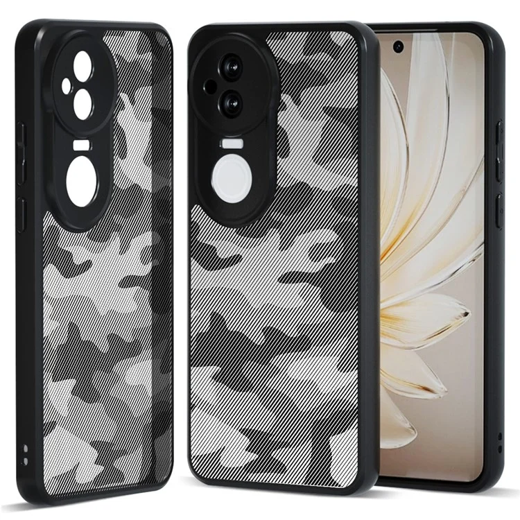 IBMRS Per vivo S20 5G Custodia TPU + PC Heavy Duty Antiurto Custodia per telefono Protezione della fotocamera - Mimetico artistico