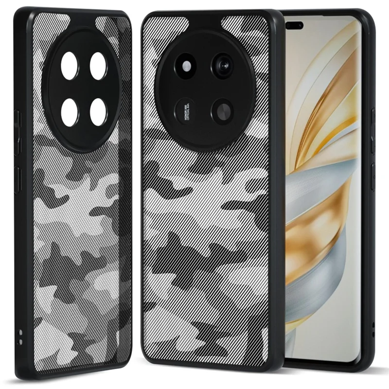 IBMRS For Honor Magic7 Lite 5G / X9c 5G / X60 Pro 5G Case TPU + PC Heavy Duty Shockproof Phone Cover Camera Protection - Artistic Camouflage