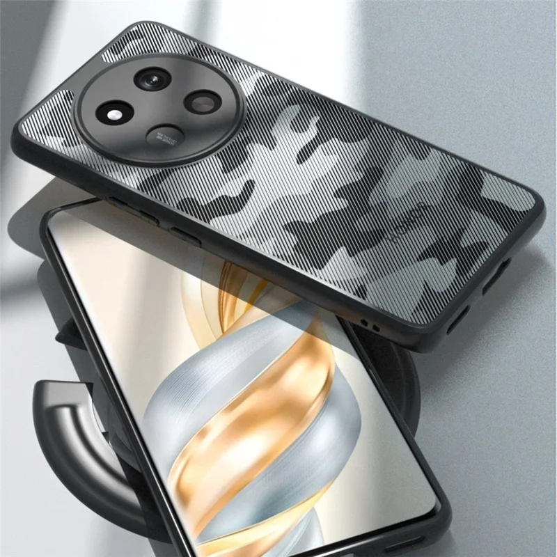 IBMRS For Honor Magic7 Lite 5G / X9c 5G / X60 Pro 5G Case TPU + PC Heavy Duty Shockproof Phone Cover Camera Protection - Artistic Camouflage