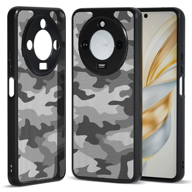 IBMRS For Honor X60 5G Case TPU + PC Heavy Duty Shockproof Phone Cover Camera Protection - Artistic Camouflage