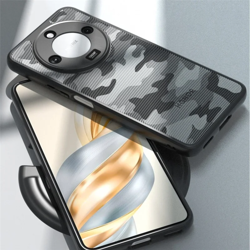 IBMRS For Honor X60 5G Case TPU + PC Heavy Duty Shockproof Phone Cover Camera Protection - Artistic Camouflage