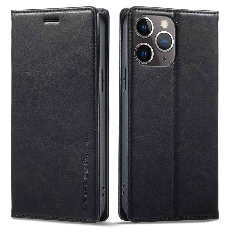 LC.IMEEKE Anti-drop Phone Cover For iPhone 11 Pro 5.8 inch, RFID Blocking Magnetic Auto Closing Phone Flip Leather Wallet Case Stand - Black