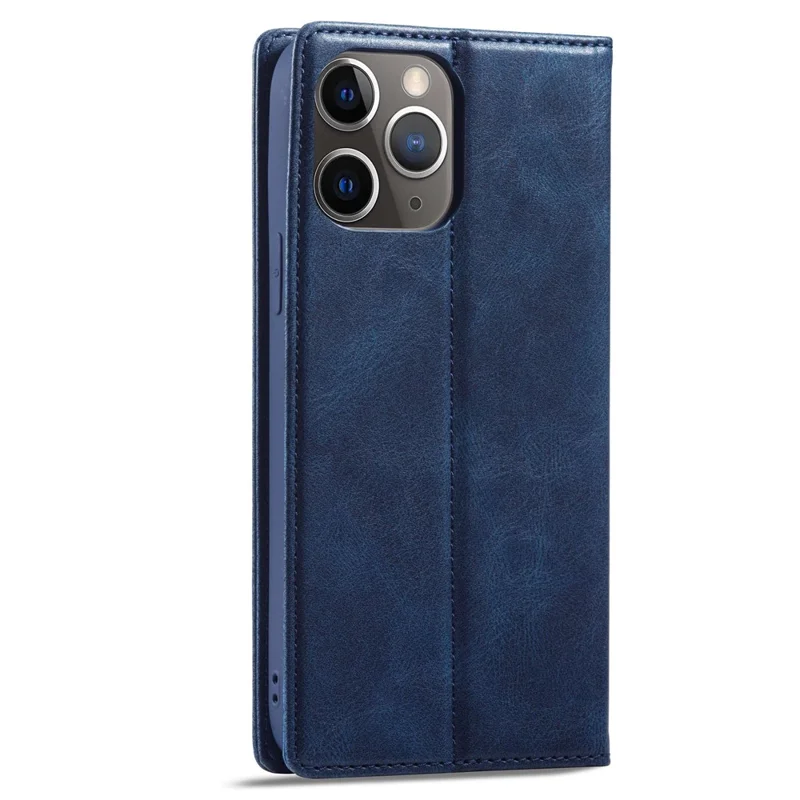 LC.IMEEKE Anti-drop Phone Cover For iPhone 11 Pro 5.8 inch, RFID Blocking Magnetic Auto Closing Phone Flip Leather Wallet Case Stand - Blue