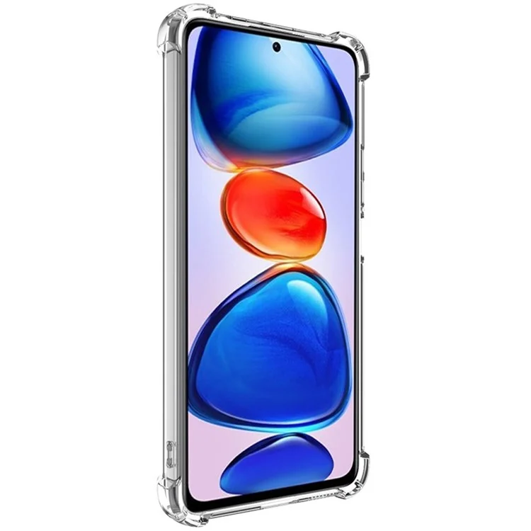 IMAK UX-4 Series TPU Case for Xiaomi Redmi Note 11 Pro+ 5G / Note 11 Pro 5G (China) (Mediatek) / Poco X4 NFC Straight Frame Clear Phone Cover