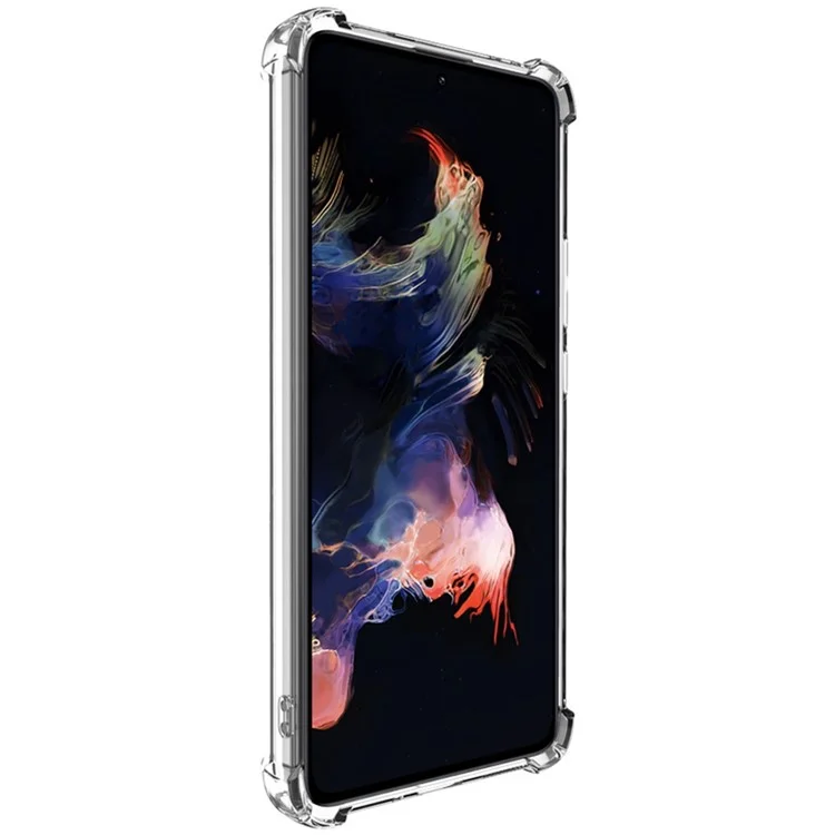 Cover TPU IMAK UX-4 per Xiaomi Redmi K60 Pro 5G / K60 5G / Poco F5 Pro 5G con Cornice Dritta Trasparente
