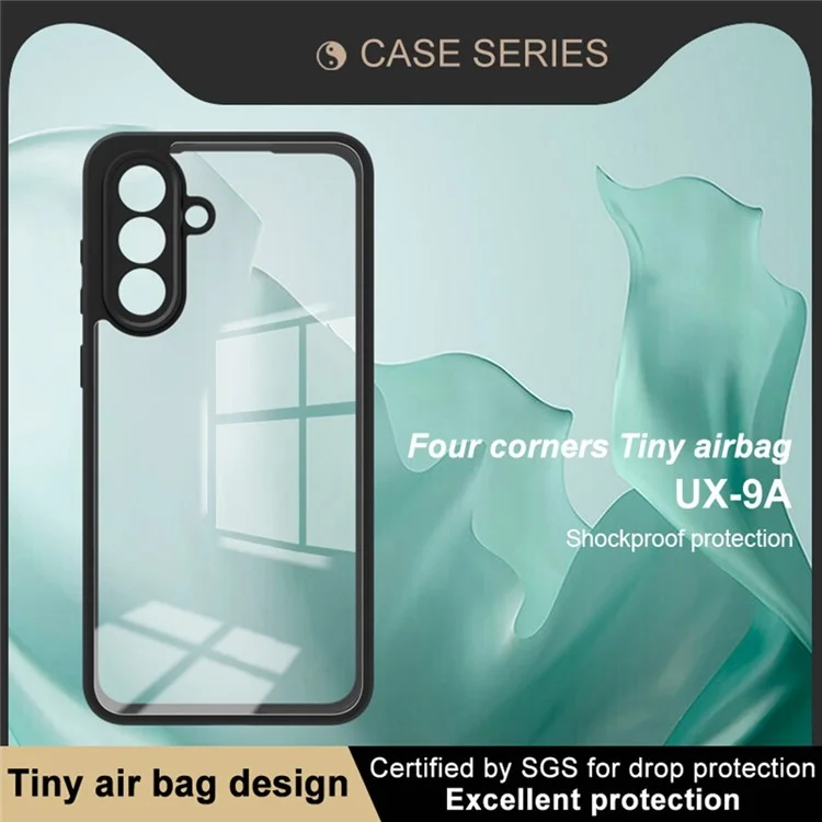 Étui transparent IMAK UX-9A Series pour Samsung Galaxy A56 5G, coque de téléphone en TPU et PC avec coins renforcés