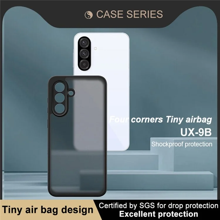 Funda IMAK UX-9B Serie para Samsung Galaxy A56 5G Carcasa Rígida con Airbag Pequeño PC TPU Mate