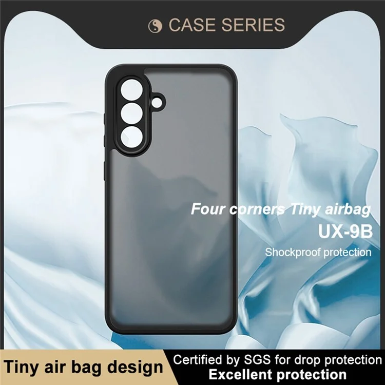Funda IMAK UX-9B Serie para Samsung Galaxy A56 5G Carcasa Rígida con Airbag Pequeño PC TPU Mate