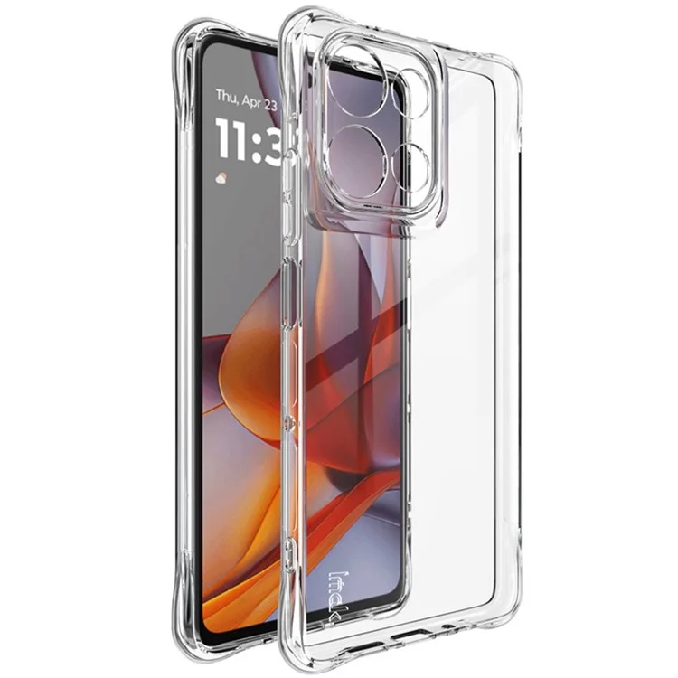 IMAK для Motorola Moto G75 5G Чехол TPU Противоударный Прозрачный Защитный Чехол для Телефона