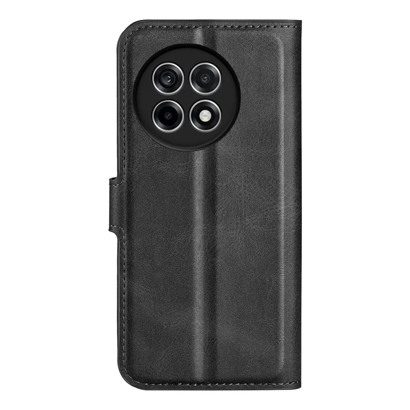 Per OnePlus Ace 5 Pro 5G Custodia in pelle antiscivolo con texture vitello - Nero