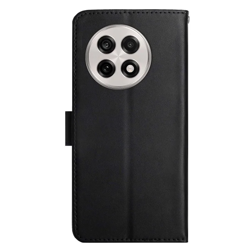 Funda para OnePlus 13R 5G de Cuero Auténtico de Vaca, Textura Nappa - Negro