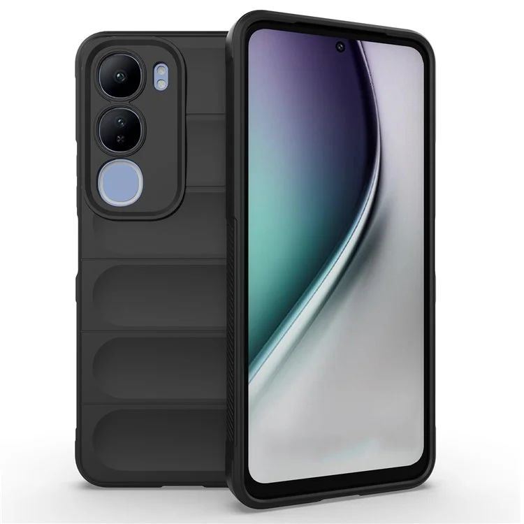 Per vivo Y29 5G / Y19s 4G Custodia Anti-Caduta Morbida TPU Custodia Posteriore Robusta - Nero