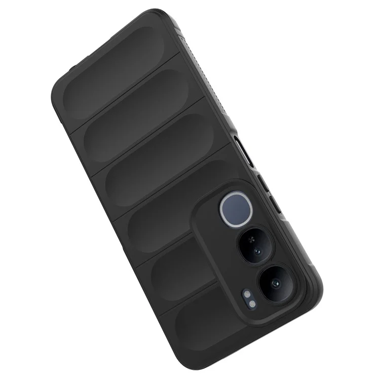 Per vivo Y29 5G / Y19s 4G Custodia Anti-Caduta Morbida TPU Custodia Posteriore Robusta - Nero