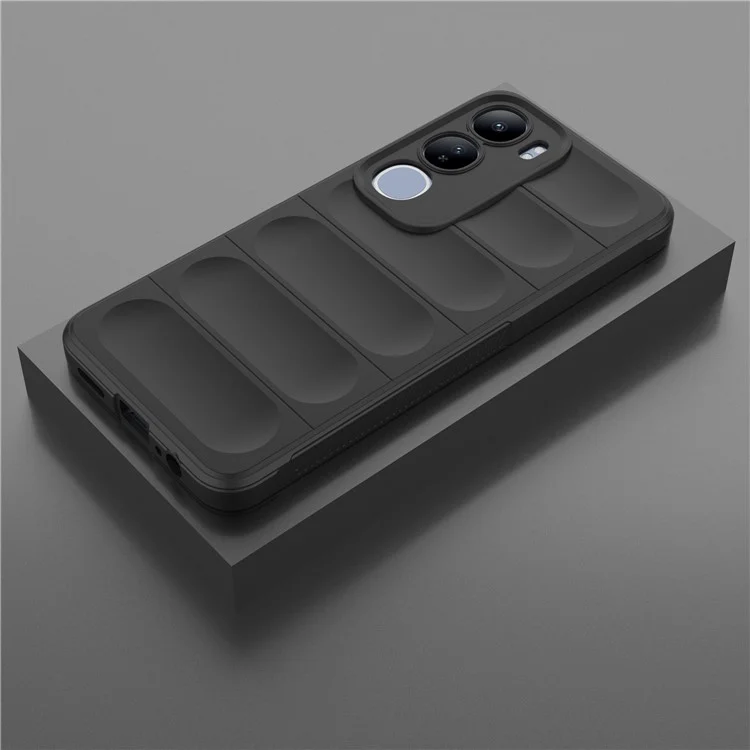 Per vivo Y29 5G / Y19s 4G Custodia Anti-Caduta Morbida TPU Custodia Posteriore Robusta - Nero