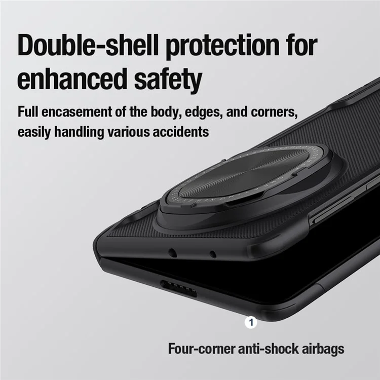 NILLKIN Super Frosted Shield Prop For Huawei Mate X6 Case Camera Lens Lid Kickstand Phone Cover
