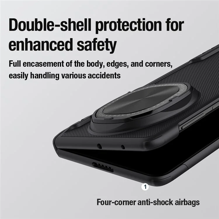 NILLKIN Super Frosted Shield Prop For Huawei Mate X6 Case Compatible with MagSafe Camera Lens Lid Kickstand Phone Cover