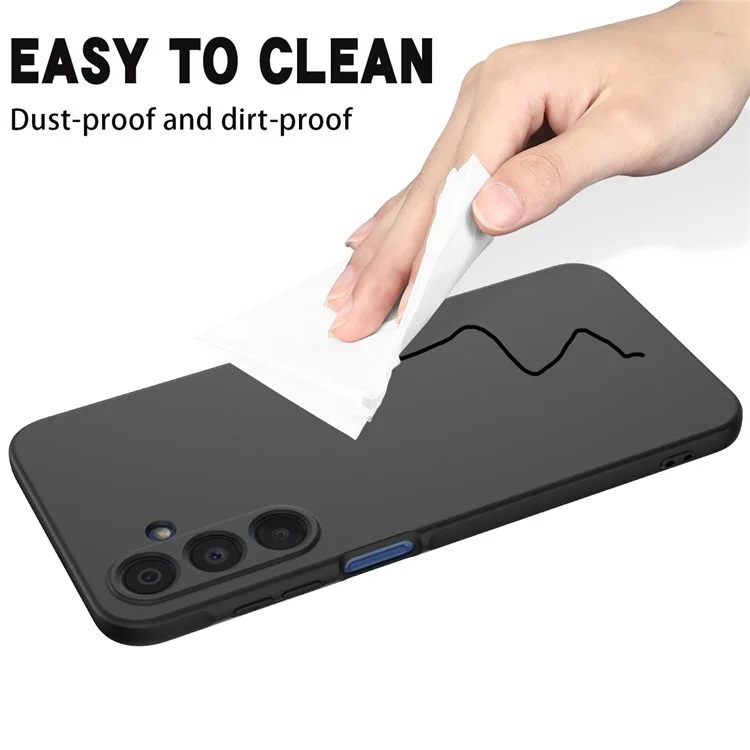 Acquisto all'ingrosso per Cover per Samsung Galaxy A35 5G in Silicone Liquido con Cinturino da Polso - Nero