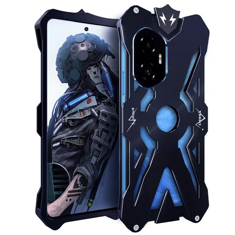 Cover per Honor 300 Antiurto in Lega di Alluminio per Retro Telefono