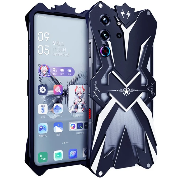 Capa de proteção contra choques em liga de alumínio para ZTE nubia Red Magic 10 Pro+ 5G