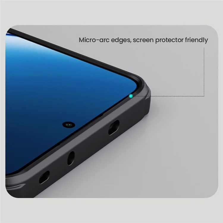 NILLKIN Escudo Mate Pro para Xiaomi Redmi Turbo 4 5G Funda Compatible con MagSafe PC + Funda de Teléfono TPU