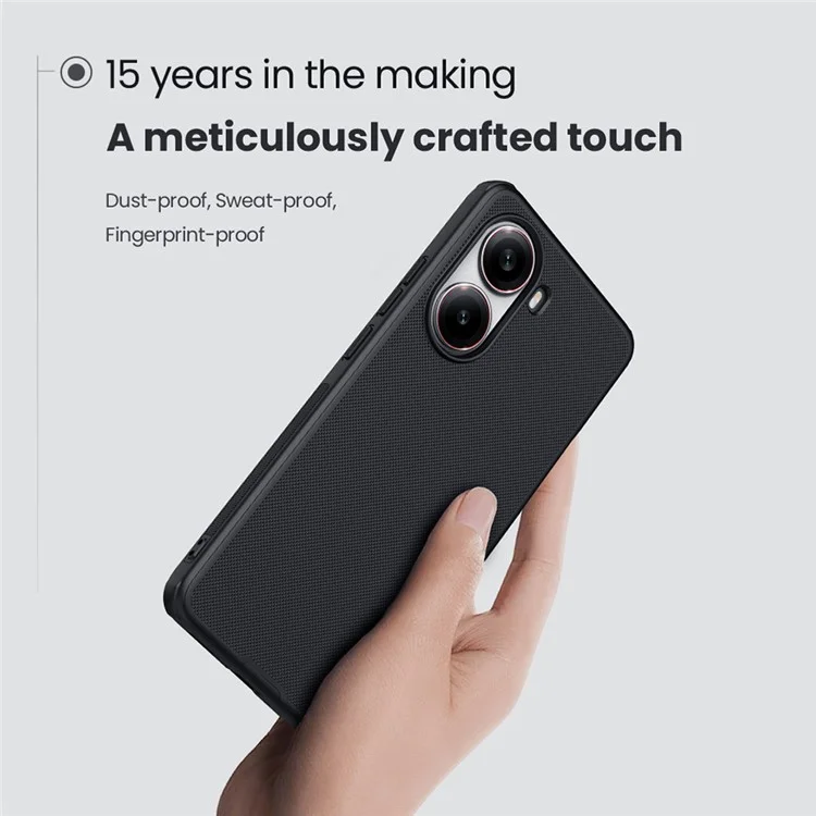 NILLKIN Escudo Mate Pro para Xiaomi Redmi Turbo 4 5G Funda Compatible con MagSafe PC + Funda de Teléfono TPU
