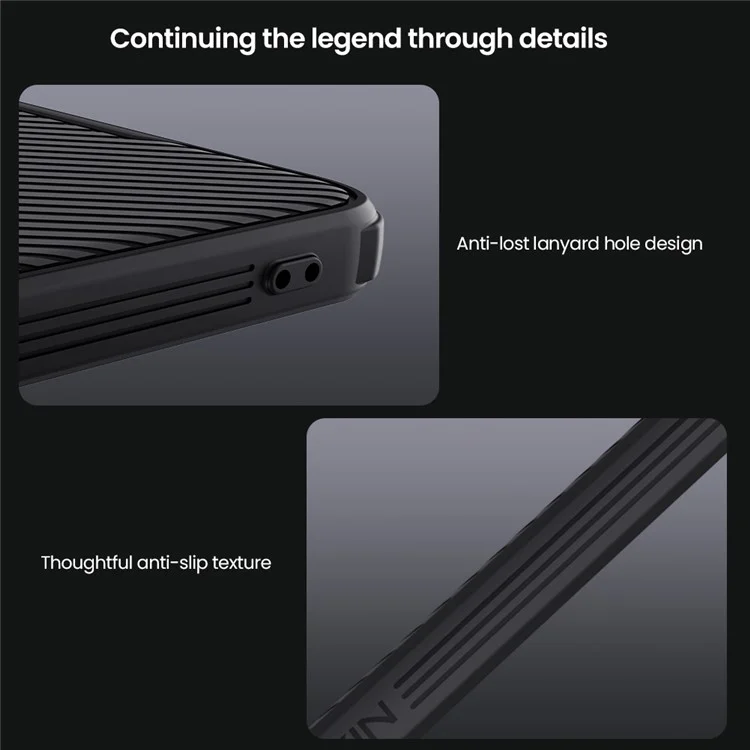 NILLKIN Camshield Pro Series for Xiaomi Redmi Turbo 4 5G Case PC + TPU Slide Camera Lid Phone Cover - Black