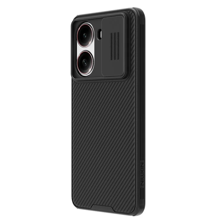 Funda NILLKIN Camshield Pro para Xiaomi Redmi Turbo 4 5G Compatible con MagSafe TPU + PC con Tapa Deslizante para Cámara