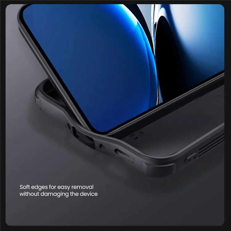 Funda NILLKIN Camshield Pro para Xiaomi Redmi Turbo 4 5G Compatible con MagSafe TPU + PC con Tapa Deslizante para Cámara