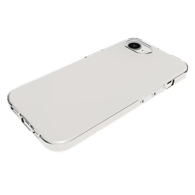 For iPhone 16e Clear TPU Anti-Scratch Phone Case + 2.5D Arc Edge Screen Protector