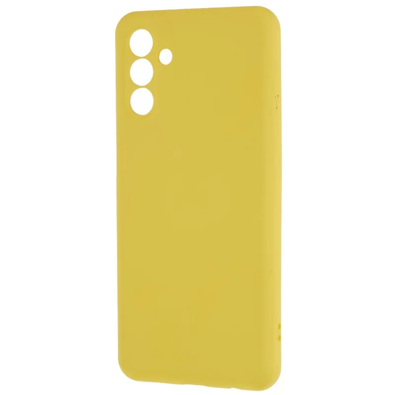 2.0mm Slim Phone Case for Samsung Galaxy M52 5G Anti-Drop Protective Case Arc Edge TPU Phone Cover - Yellow