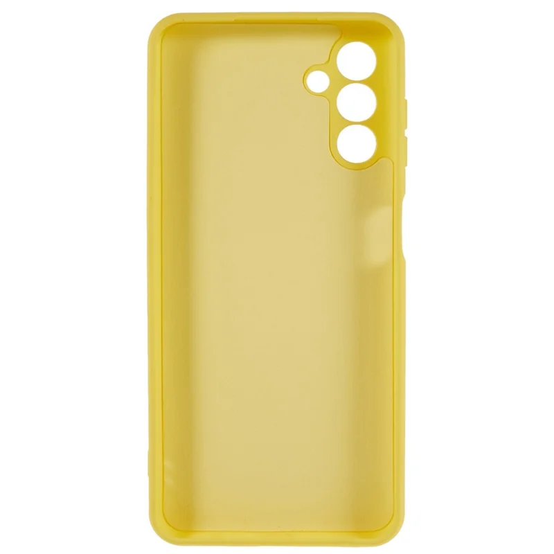 2.0mm Slim Phone Case for Samsung Galaxy M52 5G Anti-Drop Protective Case Arc Edge TPU Phone Cover - Yellow
