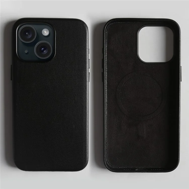 Capa Magnética para iPhone 14 Ecológica de Couro RPET Certificação GRS - Preto