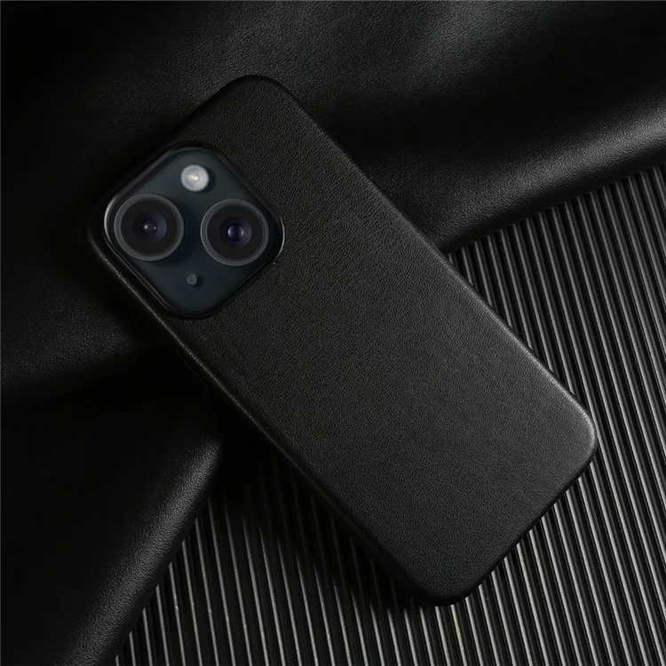 Capa Magnética para iPhone 14 Ecológica de Couro RPET Certificação GRS - Preto